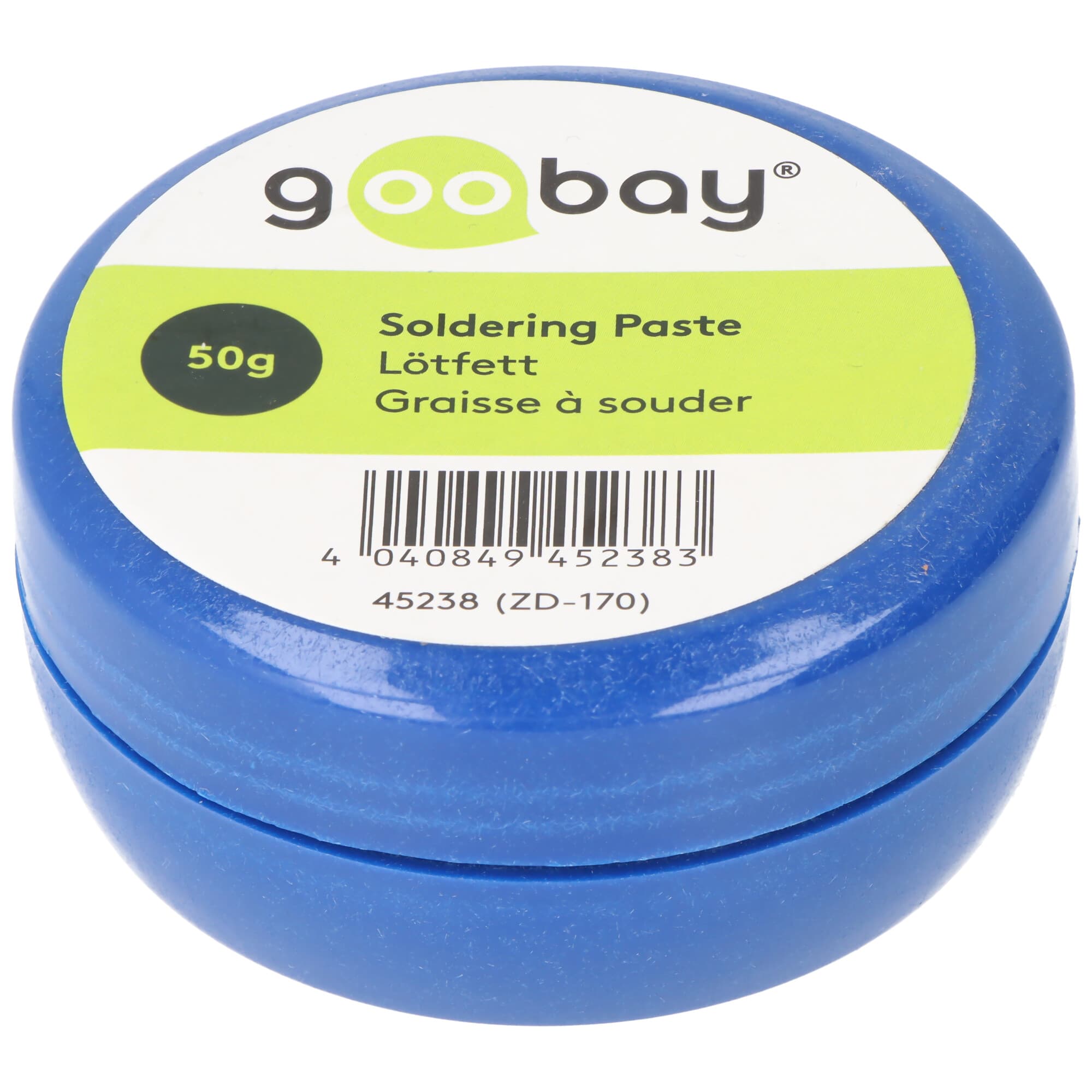 Boîte de graisse à souder Goobay, 50 g - pâte à souder pour souder des composants électroniques
