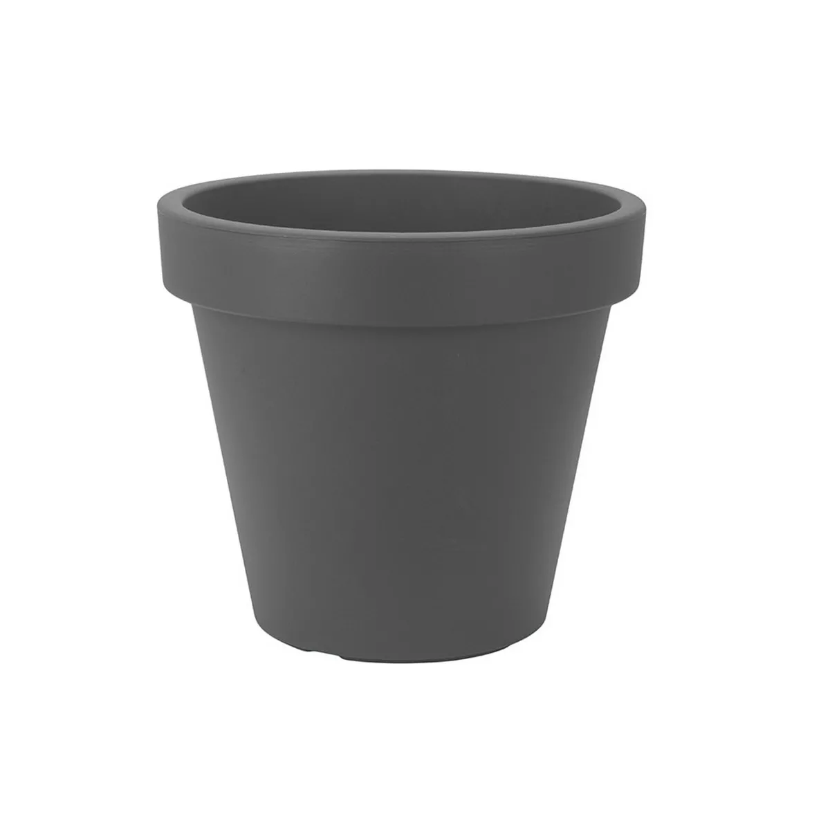 Plastiken Pot rond - 35 x 35 cm - Anthracite