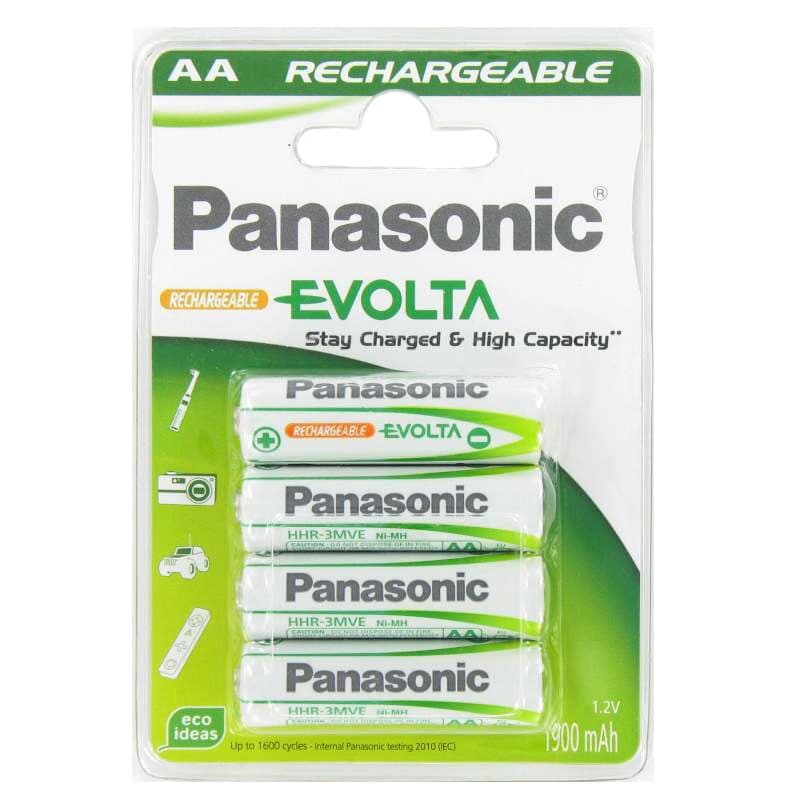 Batterie rechargeable Panasonic EVOLTA Mignon / AA prête à utiliser P6I-AA en paquet de 4